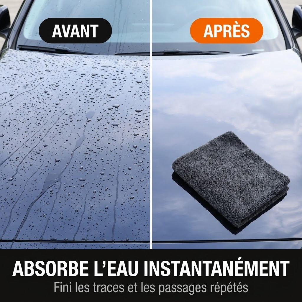 Serviette De Voiture , Tissue De Séchage En Microfibre